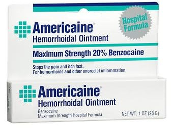 Americaine Maximum Strength Hemorrhoid Ointment - 1 oz, Pack of 4