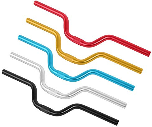 lenker, Lenker,Kinder Fahrrad Lenker,Lenker 520Mm Blau, Lenker,Leichtes Aluminiumlegierung Mountainbike Rennrad Fixed Gear Bar Lenker 25.4Mm * 520Mm