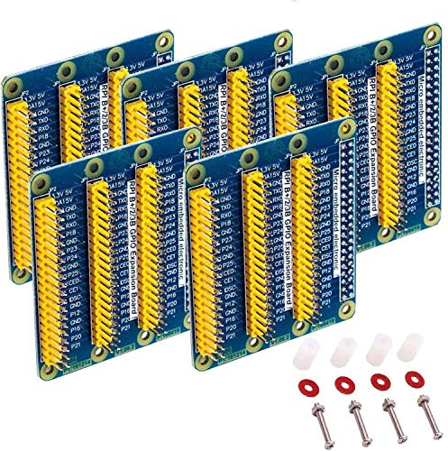 AZDelivery 5 x GPIO Erweiterung Extension Board kompatibel mit Raspberry Pi 3, Pi 2, Pi Modell B inklusive Ebook!