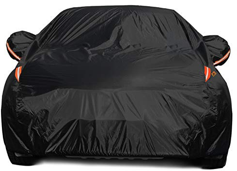 COLOR RAIN TIME Full Car Covers for Sedan, Car Cover Waterproof All Weather Windproof Dustproof UV Protection Scratch Resistant Indoor Outdoor Univers