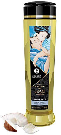 Shunga Huile de Massage Adorable/Coconut Thrills 240 ml 1 Unité