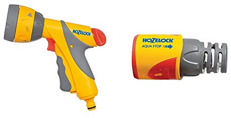 Hozelock Multi Spray Gun Plus & AquaStop Connector Plus (12.5mm & 15mm)