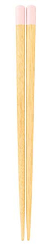 Ogishi Tadashi Shouten Small Size Pastel Color Reusable Wooden Chopsticks Suitable for Ages 4+ Dishwasher Safe Made in Japan (Pink 7 Inches)