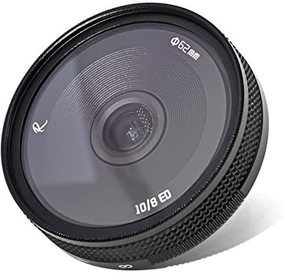 AstrHori 10mm F8 II Ultra Wide Angle Fisheye APS-C Manual Prime Lens with Starburst Effect & Filter Slot Compatible with Leica/Panasonic/Sigma L-Mount Mirrorless Camera TL,TL2(Black)