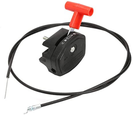 NIDONE Câble d'accélérateur de Tondeuse à Gazon avec Levier de Starter 142cm Câble d'entraînement de Tondeuse à Gazon Accessoires de Tondeuse Pièces détachées de Moteur