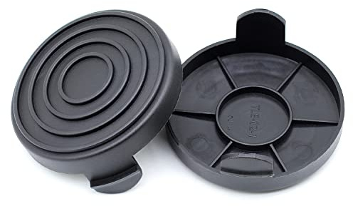 SWNKDG 2 Stücke Spulenabdeckung Haube passend für Gardenline GLR GLT,EINHELL GC-ET 4530 Set，Schwarz