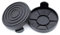 SWNKDG 2 Stücke Spulenabdeckung Haube passend für Gardenline GLR GLT,EINHELL GC-ET 4530 Set，Schwarz