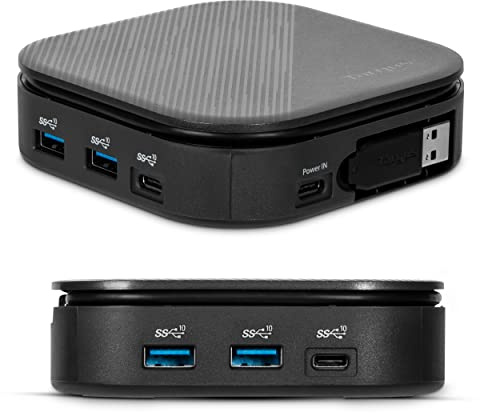 Targus DOCK116GLZ Station d'accueil Avec Fil USB 3.2 Gen 2 (3.1 Gen 2) Type-C Noir