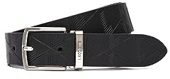 Lacoste Herren Gürtel RC4081, 30 mm breit, Dorn- und Koppelschließe mit Branding-Gravur