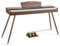 Donner DDP-80 Pianoforte Digitale 88 Tasti Tastiera Ponderati, Azione del Martello II, Piano Elettrico Domestico con Supporto, Pedale Triplo e Collegamento USB MIDI, Colore legno noce