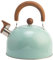 Ruiqas Bouilloire sifflante 3L avec poignée Ergonomique Cool Touch pour cuisinière à gaz et cuisinière à Induction