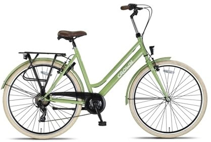 Generic Unisex Fahrrad New York, 28 Zoll, 7 Gang 55 cm Grün, HO-284087