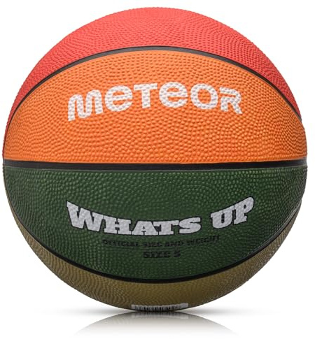 Basketboll för vuxna ungdomar Basketboll Storlek 1 3 4 5 6 7 Perfekt Anpassad Till Händer Idealisk Basket för Träning Basket Med en Halkfri Yta METEOR
