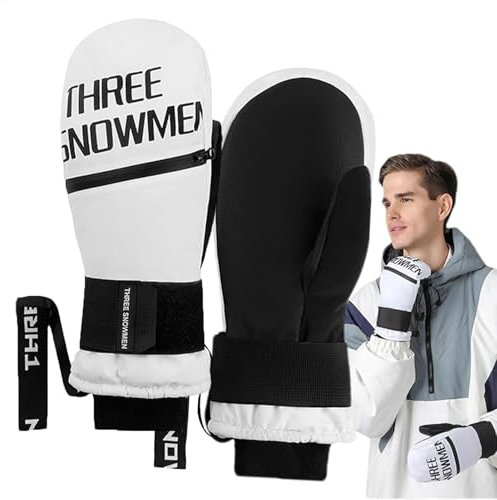 Acunny Skihandschuhe für Herren, Snowboard-Handschuhe für Damen – Fahrradhandschuhe Winterhandschuhe – Schneehandschuhe mit Touchscreen, wasserdichte Skihandschuhe für Männer und Frauen