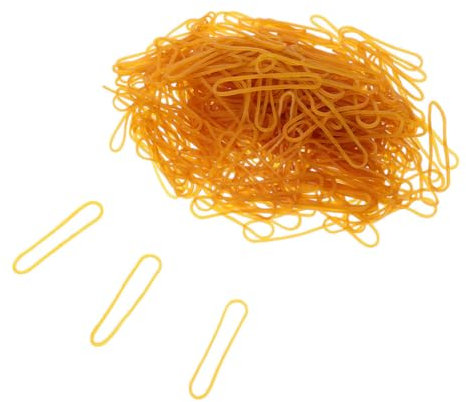 NUOBESTY 2pack Strong and Big Elastic Rubber Bands for Office Supplies Crafts and Trash Can Use Heavy Duty Rubber Bands Kit for Women