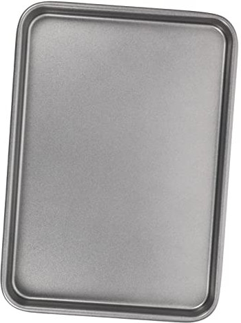Ciieeo Teglia Per Pizza in Acciaio Al Carbonio Teglia Da Forno Riutilizzabile Multifunzione Per Pizza Muffin e Pane Resistente All Usura