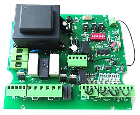 Motorisation pour portail coulissant, Contrôleur de carte électronique Circuit imprimé d'opérateur moteur d'ouvre-porte automatique d'oscillation 220VAC for l'ouvre-porte double(Kit 0)