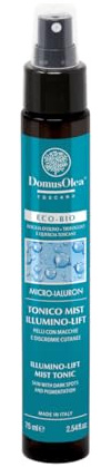 TONICO MIST ILLUMINO-LIFT – MICROIALURON – Con Acido Ialuronico a Basso e Bassissimo Peso Molecolare - Per Pelli con Macchie e Discromie – 75ml - ECO-BIO - Domus Olea Toscana