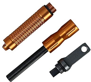 Kombat Elite Fire Starter - Orange Military Camping Survival Outdoor fire starting kit