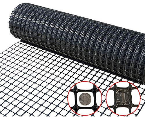 LJIANW Drahtzaun, Hühnerdrahtnetz Geflügelzaun Plastik Temporäre Barriere Zum Garten Garten Balkon Treppe Sicherheit, Länge 50m (Color : 1.2MM, Size : 1.2X50M)
