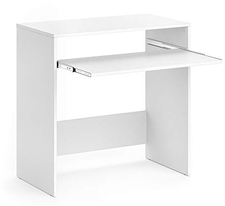 Vicco Schreibtisch Nils, Weiß, 79 x 43 cm