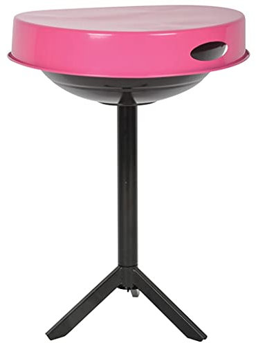 Oushome Esschert Design Griglia da Tavolo a Carbonella Acciaio Rosa FF250