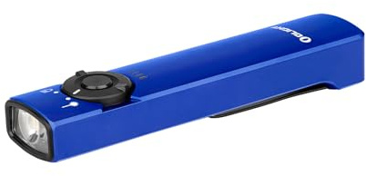 OLIGHT Arkfeld EDC Taschenlampe, 1000 Lumen, wiederaufladbare LED-Taschenlampe mit grünem Strahl und weißem Licht, Arbeit (blau, CW: 5700~6700K)