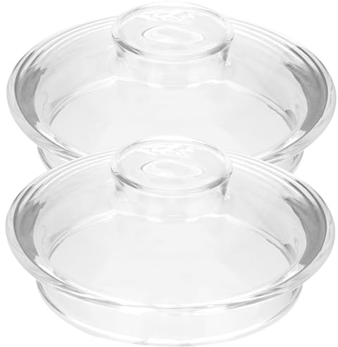 Alipis Glass Teapot Lid 1.7 Inch High Borosilicate Replacement Cover Compatible with Household Tea Cups and Kettles for Everyday Use