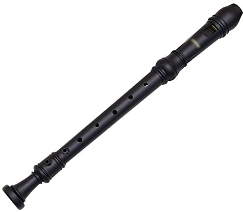 Blockflöte Schulunterricht Für Barockblockflöten, Reinschwarze, Matte Altblockflöte, 8-Loch-Flöteninstrument Für Anfänger, Mit Aufbewahrungstasche + Grifftabelle