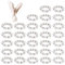 Anelli Tovagliolo Perla, 30PCS Anelli Tovagliolo Fibbie Serviette Anelli Allungato Strass Porta Tovagliolo, Fibbie Tovagliolo Decorazione Della Tavola per Cena Matrimonio Banchetto