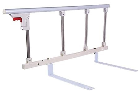 JAVPTAV Baby Laufstall Bettgitter Sicherheitsleitplanke Schutz Älteres herunterklappbares Bettgitter Betten Haltegriff Handicap Metallgriff Stoßstange Spielzeug(Size:95x40cm)