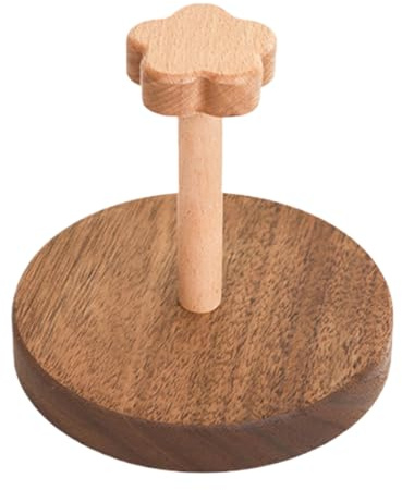 Generisch Robusto portabicchieri in legno, per bicchieri di carta, per cucina, casa, caffè, campeggio, pausa, bancone