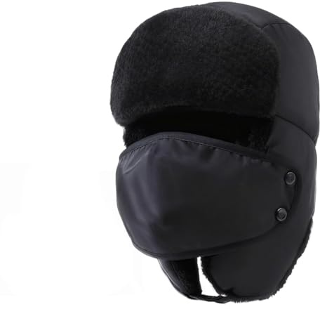 flintronic Unisex Winter Warm Hat, Winter Fliegermütze mit Ohrenklappen, Trapper Hat Faux Fur Aviator Hat, für Ice Skating Skiing, and Other Outdoor Activities, Neu
