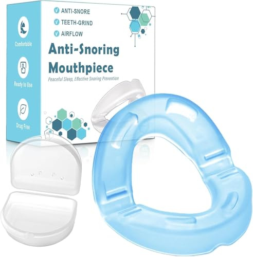 Effektiv Schnarchstopper, Leicht Anti-Schnarch Schiene, Sofort einsatzbereit - Gegen Schnarchen Stopper,Frontöffnung Anti Snoring Protrusionsschiene, Schnarchschiene Männer Frauen Für Nacht