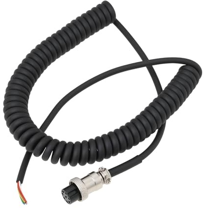 MechPort 8 Pin Radio Microphone Cable 2 m Length VHF UHF Compatible with Alinco EMS-53 DR-635 DR-620 DR-435