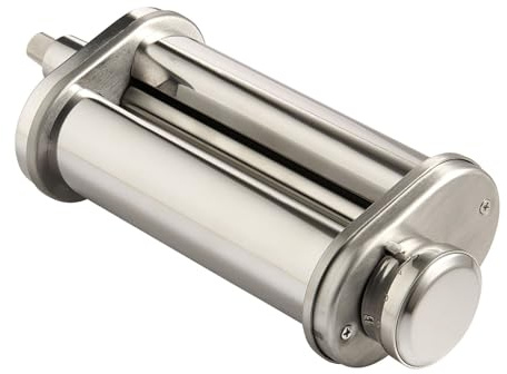 Lakeland Deluxe Stand Mixer Pasta Accessory Stainless Steel Roller | Stainless steel pasta roller attachment for Lakeland Deluxe Stand Mixers with adjustable thickness settings for fresh pasta.