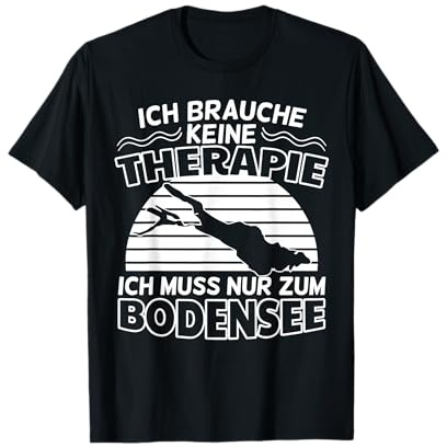 Bodensee Urlaub am See Dreiländereck | Bodenseeregion Segeln T-Shirt