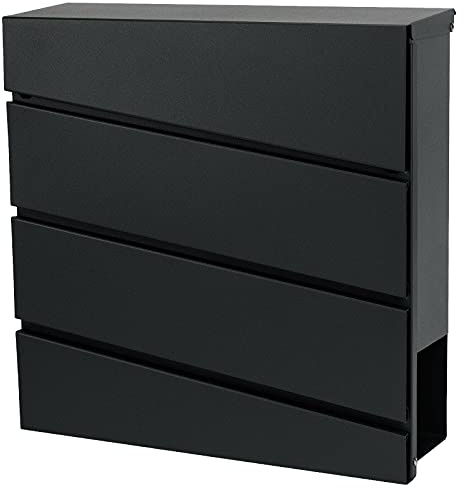 Verda Briefkasten Postkasten Designer Wandbriefkasten Mailboxen Modellwahl 2X Schlüssel(SN3645-2)