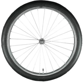 Komplettes Vorderrad 19 Zoll inkl. Felge, Reifen, Nabe passend für Solex 3800, 3300, 2200, 1700, 1400 – Hochwertiges Ersatzrad mit Speichen