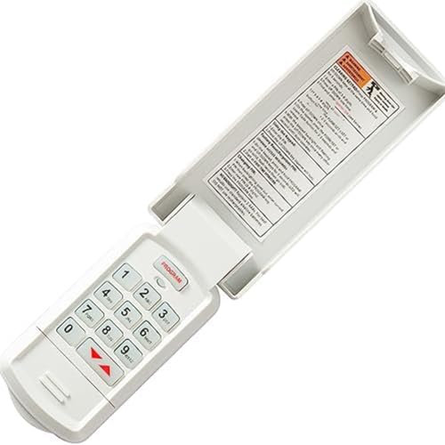 Reapyyt Tastiera Wireless Chiave per Apriporta Garage Tastiera Intelli Opener Entry Sopraelevata 37332R -BX -BX -R RetroilluminataGWKP Installazione Semplice