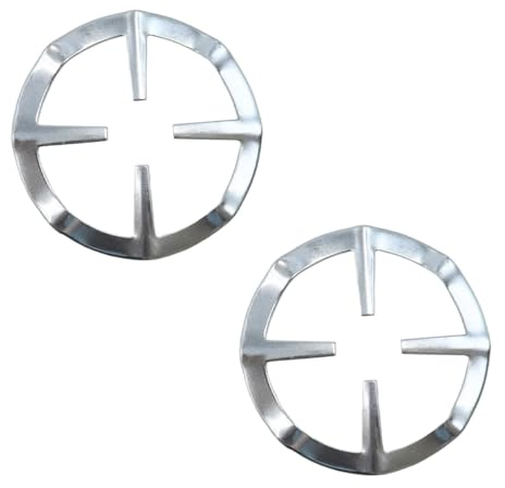 Gurtt Lot de 2 Supports pour Wok, Supports de Casserole pour cuisinières à gaz, Machines à Expresso, cafetières et réchauds de Camping