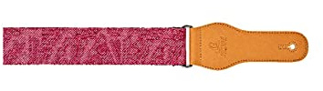 Ortega Guitars Gitarrengurt Spring Series - Baumwolle Rosa (OCS-320) | Länge verstellbar, für Akustik Gitarre / Bass, E-Gitarre, E-Bass