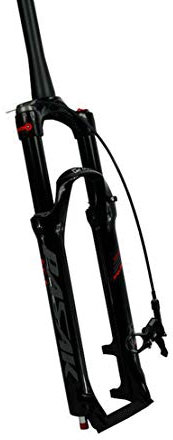 HIOD MTB Forcelle da Bicicletta Bici Forchetta Mountain Bike Aria Pompa D'urto Sospensione Controllo della Spalla Forchetta Nero,B,29