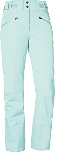 Schöffel Damen Ski Pants Horberg L, Wind- und wasserdichte Skihose, wärmende und atmungsaktive Schneehose mit Schneefang, Blue Tint, 38