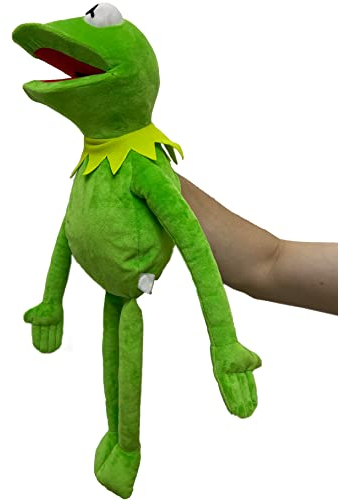 Kermit der Frosch Handpuppe PlüSchtier Frosch Handpuppen für Kinder Tier Kuscheltier Spielzeug 23.6inch