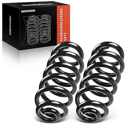 Frankberg 2x Resortes de Chasis Muelle de Suspensión Eje Trasero Compatible con A6 Avant 4F5 C6 2.0L-3.2L Familiar 2004-2011 Sustituir# 4F0511115BR