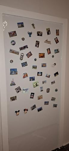Ferromagnetische Whiteboardfolie | 20 Formate | selbstklebend & magnetisch | Eisenfolie | Magnetwand | Ferro Whiteboardfolie | Pinnwand | Farbe: Weiss (100x30cm)