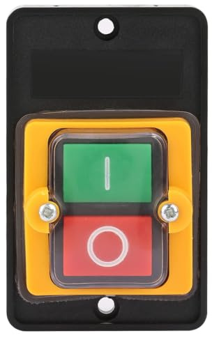 Pulsante di Controllo Impermeabile on Off Interruttore 240v, Interruttore Macchina on Off Interruttore Macchina 240v Interruttore on Off 220v Interruttore AC220V 380V 10A