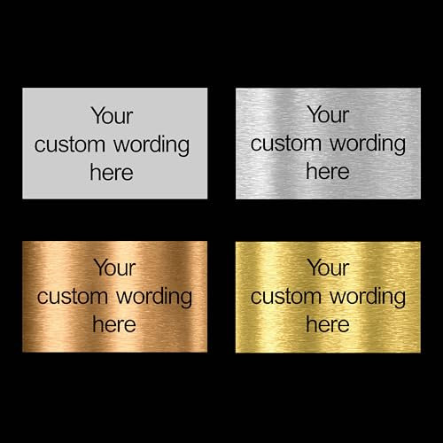 Custom Made Sign - Aluminium Brushed A5, A4, A3 Door Sign