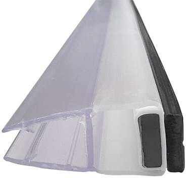 Guarnizione magnetica trasparente universale per nicchia doccia 5-6 mm, H 200 cm riducibile su misura